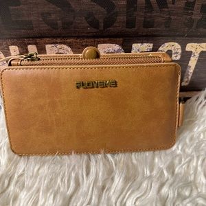 New Brown “ Floveme” iPhone X Wallet Phone Holder Case